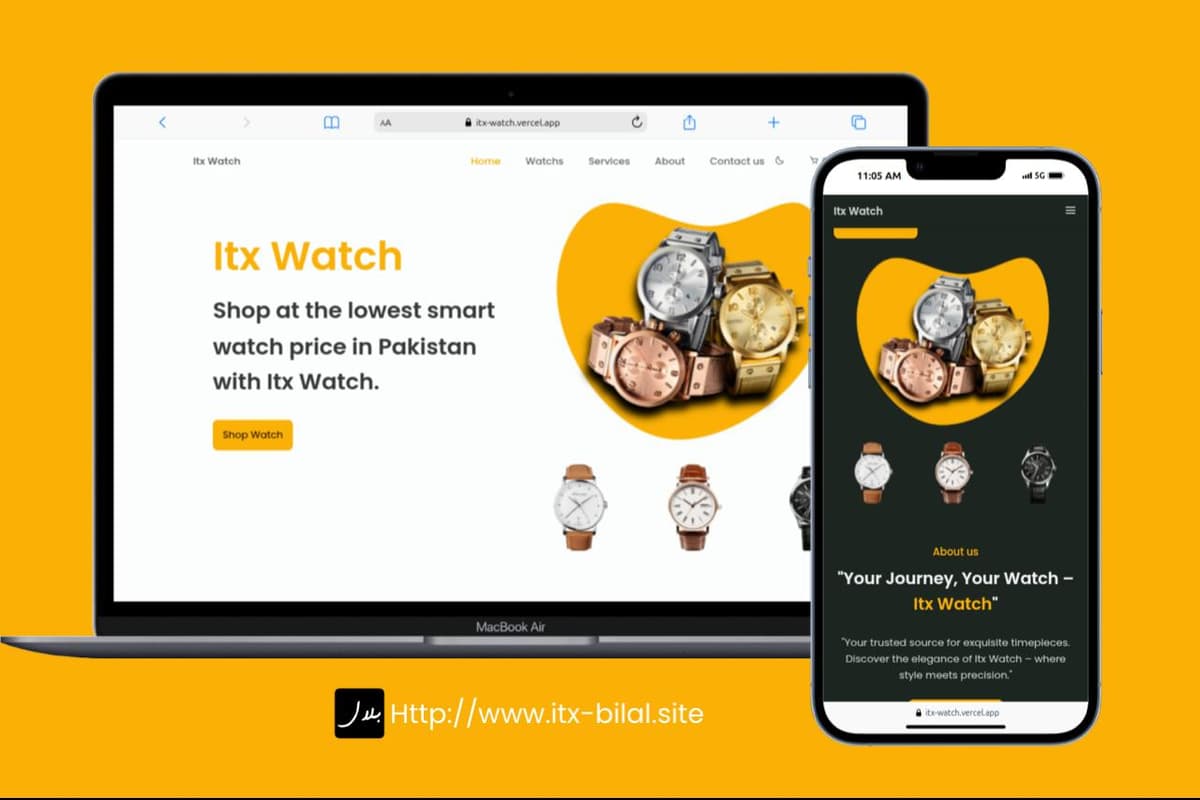 Watch Shop: E-commerce Website